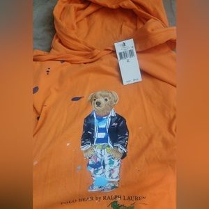 Polo bear Ralph Lauren long sleeve hoodie shirt